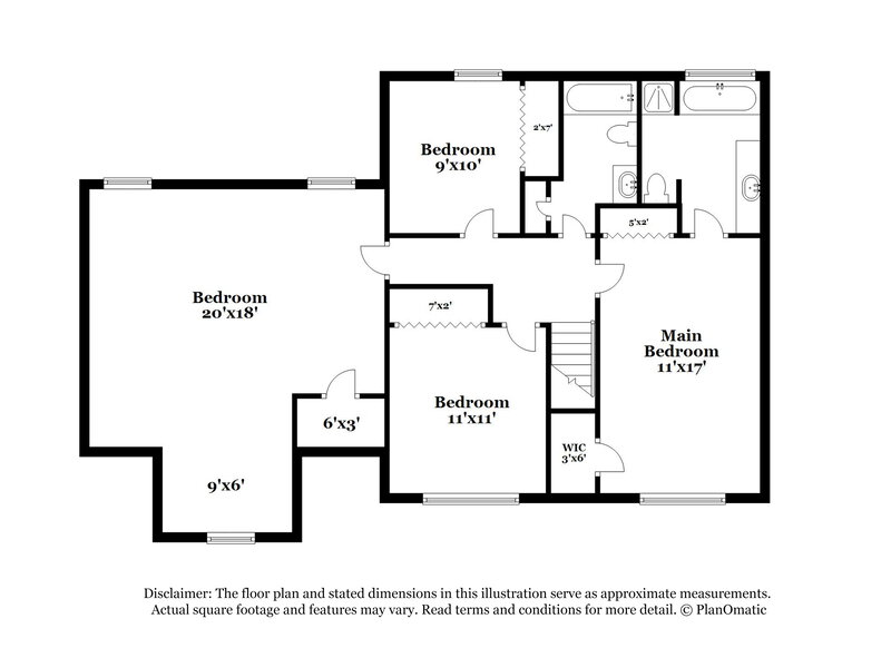 2,570/Mo, 110 Park Place Ct Fayetteville, GA 30215 Floor Plan View 2