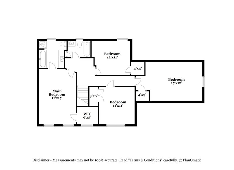 3,120/Mo, 1609 Blossom Dr Atlanta, GA 30349 Floor Plan View 2