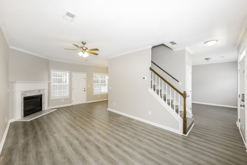 3,120/Mo, 1609 Blossom Dr Atlanta, GA 30349 Living Room View