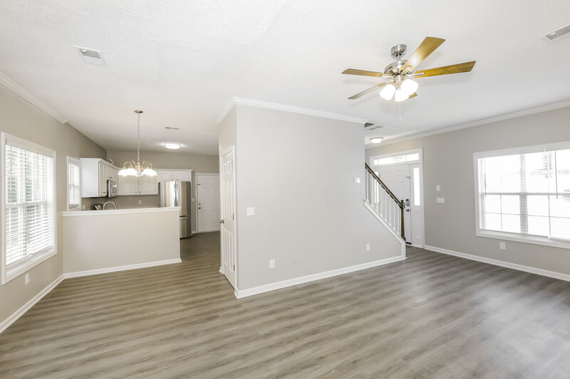 3,120/Mo, 1609 Blossom Dr Atlanta, GA 30349 Living Room View 2