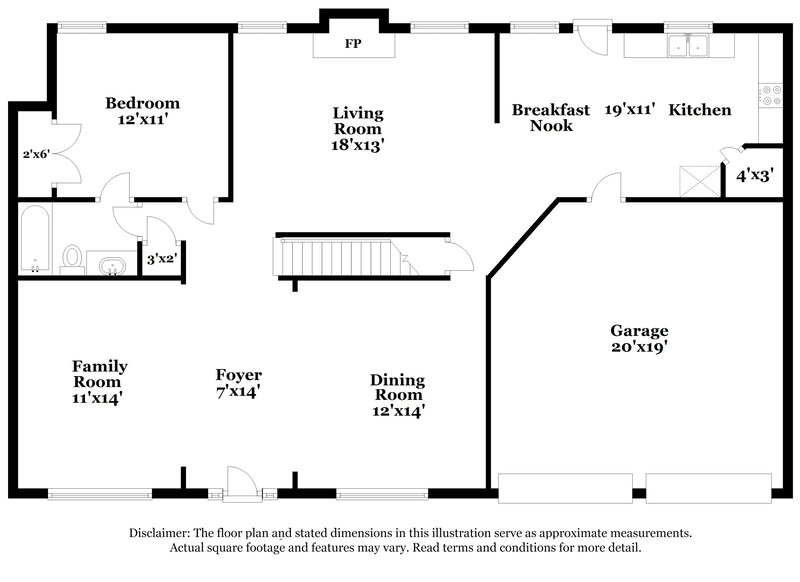 2,380/Mo, 315 Timberlake Ter Covington, GA 30016 Floorplan View