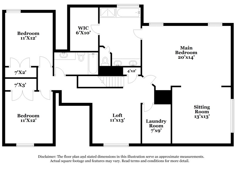 2,380/Mo, 315 Timberlake Ter Covington, GA 30016 Floorplan View 2