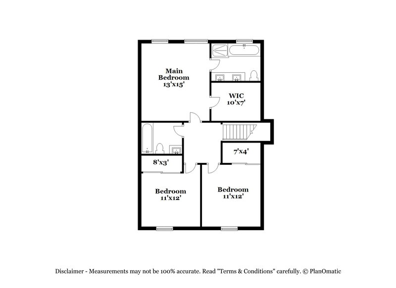 1,900/Mo, 1243 Blazing Rdg W Lawrenceville, GA 30046 Floorplan View 3