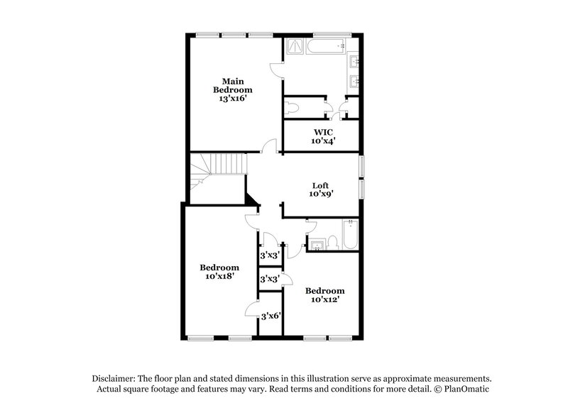 2,055/Mo, 3937 Abernathy Farm Way Acworth, GA 30101 Floorplan View 2