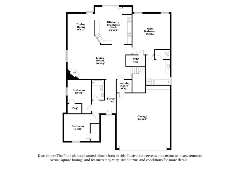 1,830/Mo, 1573 Queen Elizabeth Dr Locust Grove, GA 30248 Floor Plan View