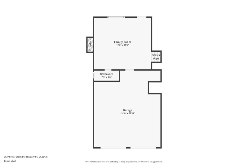 1,870/Mo, 3627 Lower Creek Dr Douglasville, GA 30135 Floor Plan View 3