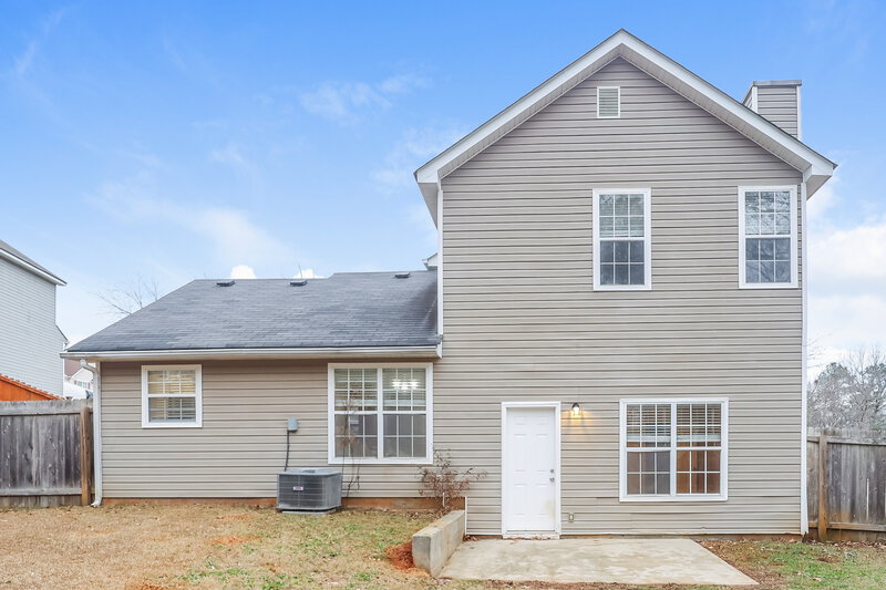 1,870/Mo, 3627 Lower Creek Dr Douglasville, GA 30135 Rear View