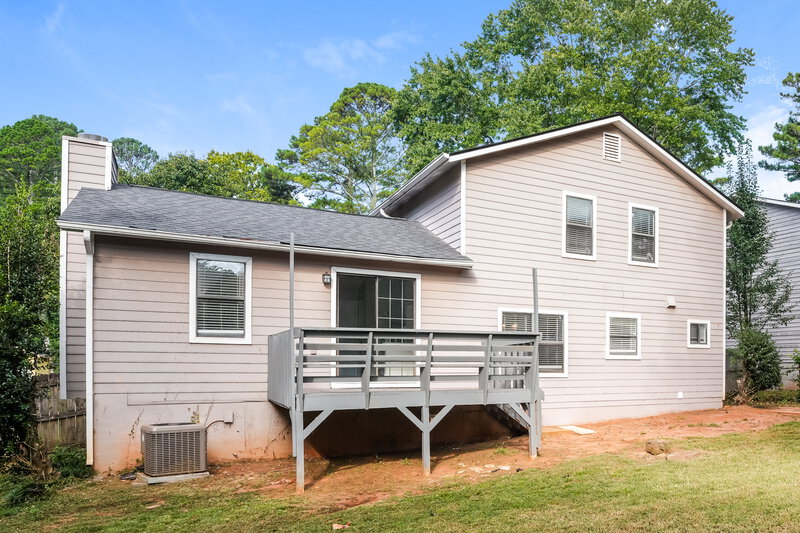 1,935/Mo, 2678 Porter Dr Lawrenceville, GA 30044 Rear View