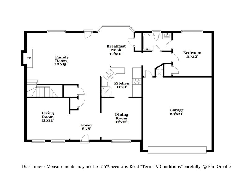 2,345/Mo, 3881 Belmont Ridge Dr Lithonia, GA 30038 Floor Plan View