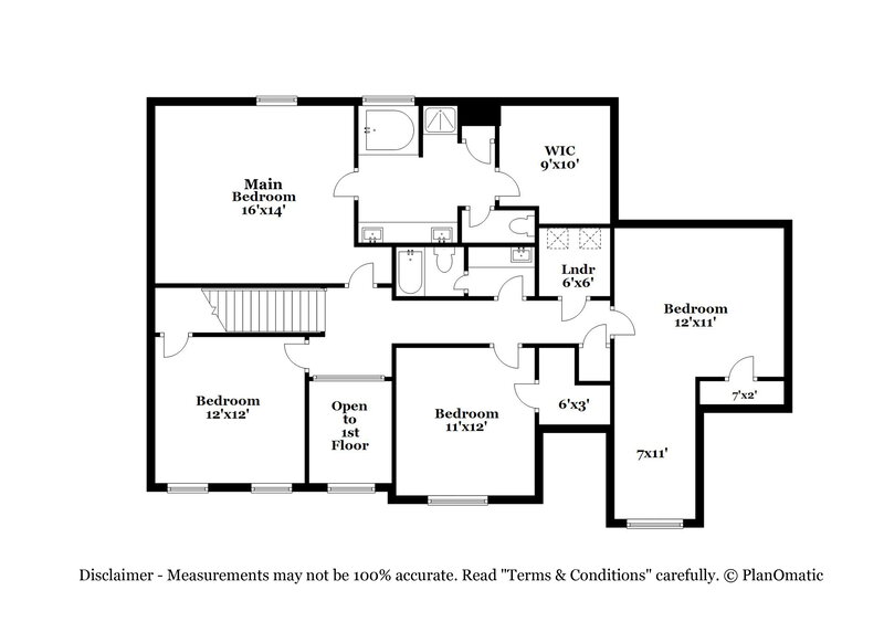 2,345/Mo, 3881 Belmont Ridge Dr Lithonia, GA 30038 Floor Plan View 2
