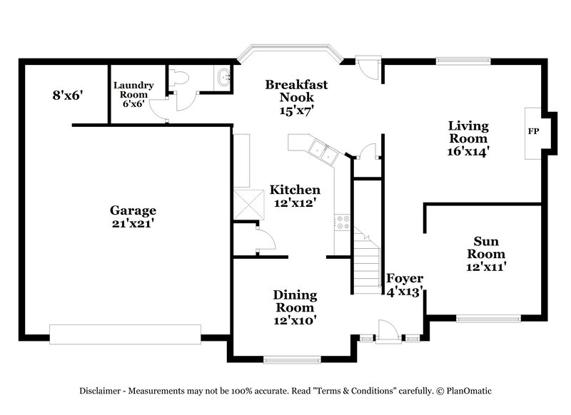 2,350/Mo, 632 Pennybrook Ln Stone Mountain, GA 30087 Floor Plan View