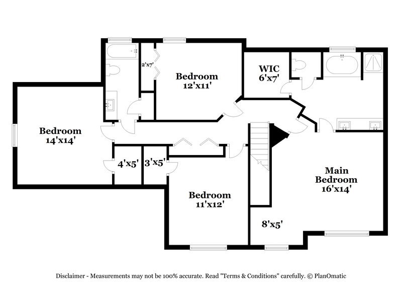 2,350/Mo, 632 Pennybrook Ln Stone Mountain, GA 30087 Floor Plan View 2