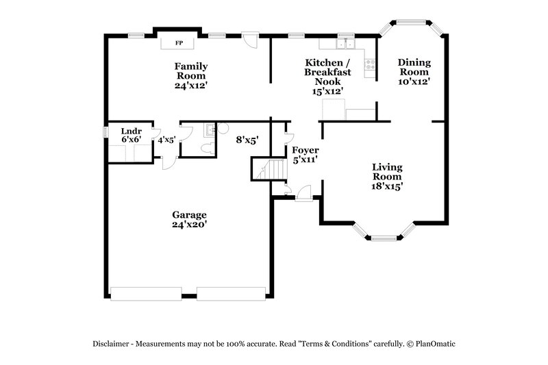 2,205/Mo, 922 Tara Bnd Hampton, GA 30228 Floorplan View