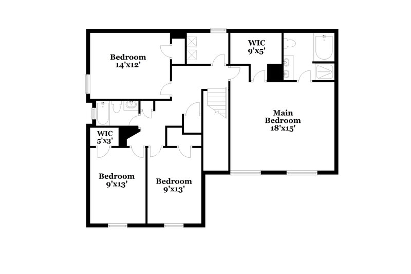 2,300/Mo, 3510 Kellys Court Ellenwood, GA 30294 Floor Plan View 3