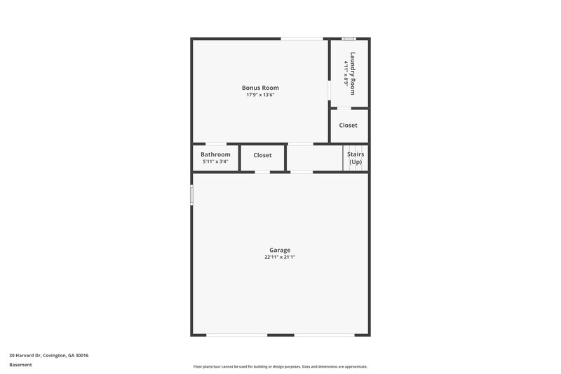 1,795/Mo, 30 Harvard Dr Covington, GA 30016 Floorplan View 3