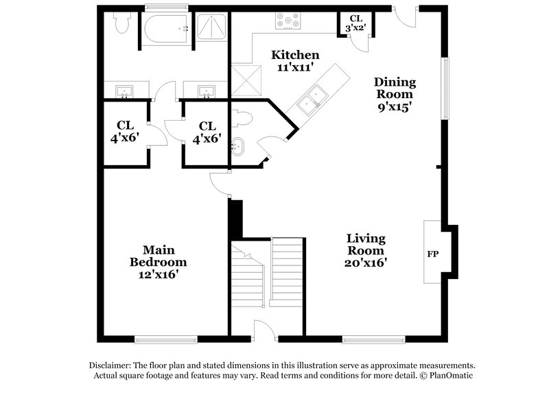 2,000/Mo, 7092 Shenandoah Trl Austell, GA 30168 Floor Plan View