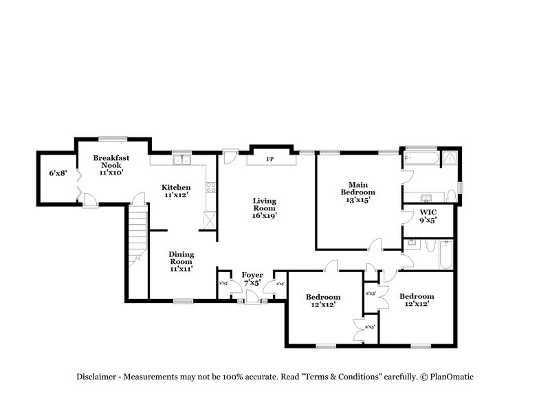 2,180/Mo, 1428 Hillside Pl SE Conyers, GA 30094 Floor Plan View