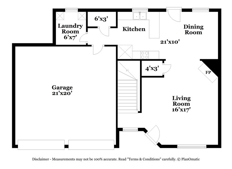 3,180/Mo, 2503 Brookgate Way Ellenwood, GA 30294 Floor Plan View