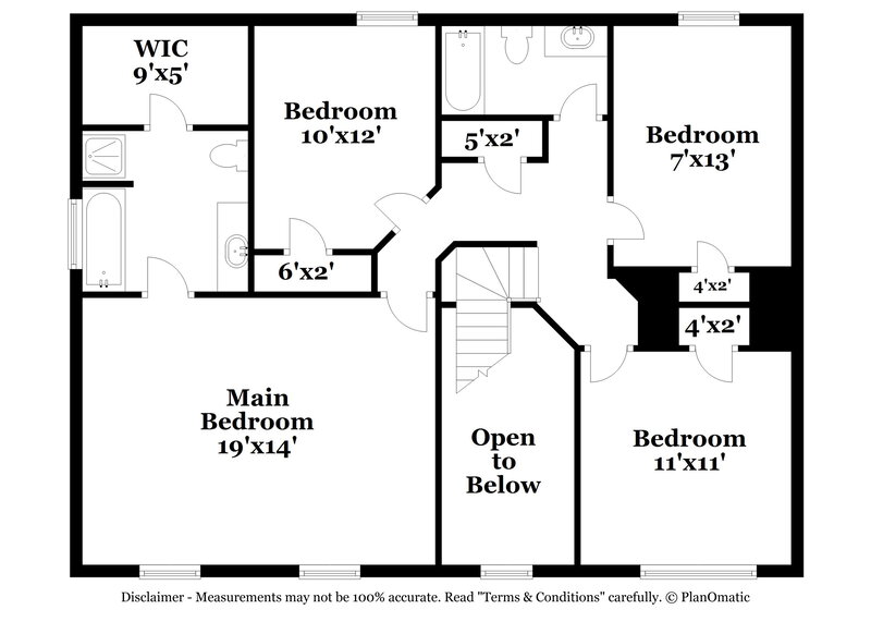3,180/Mo, 2503 Brookgate Way Ellenwood, GA 30294 Floor Plan View 2