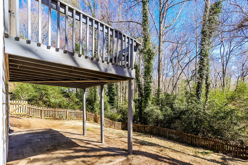 1,925/Mo, 3455 Clare Cottage Trce SW Marietta, GA 30008 Rear View