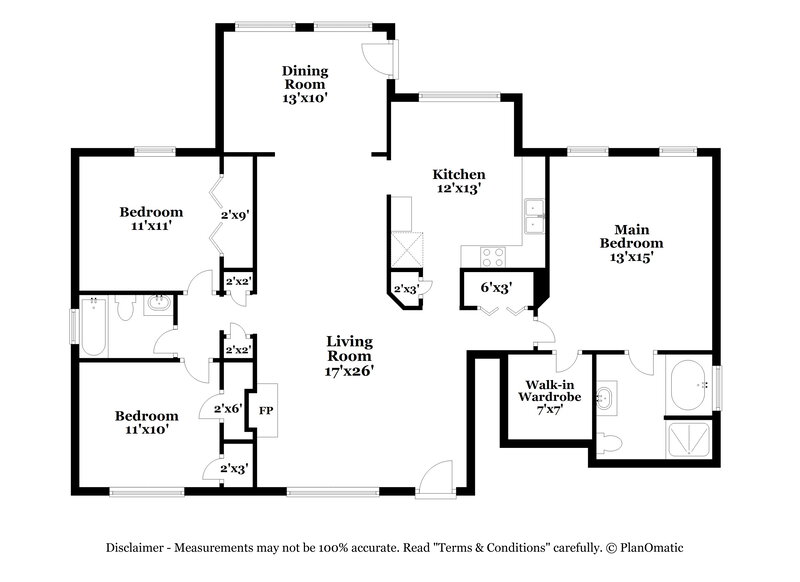 1,935/Mo, 9565 Canvasback Ct Jonesboro, GA 30238 Floor Plan View
