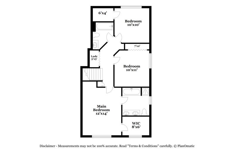 2,015/Mo, 1072 Wynnbrook Ln Jonesboro, GA 30238 Floor Plan View 2