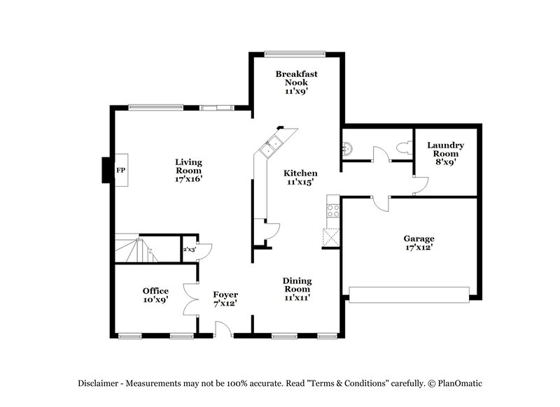2,410/Mo, 1370 Ox Bridge Way Lawrenceville, GA 30043 Floorplan View