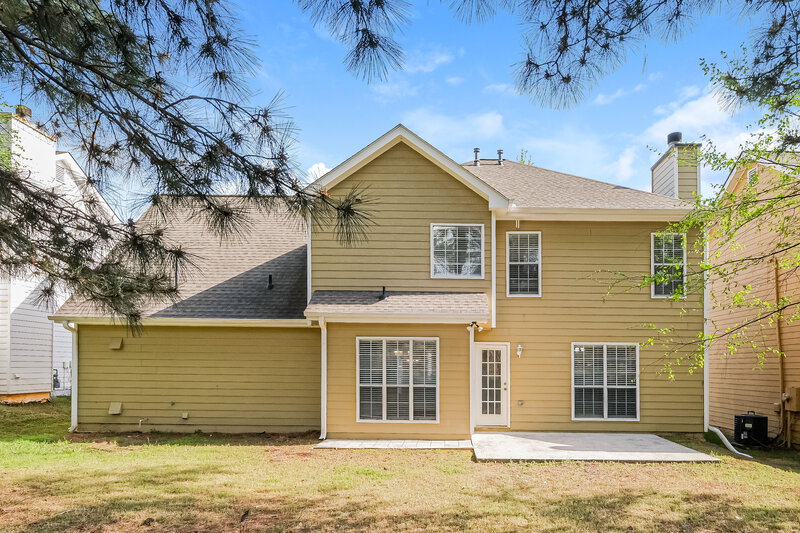 2,570/Mo, 1370 Ox Bridge Way Lawrenceville, GA 30043 Rear View