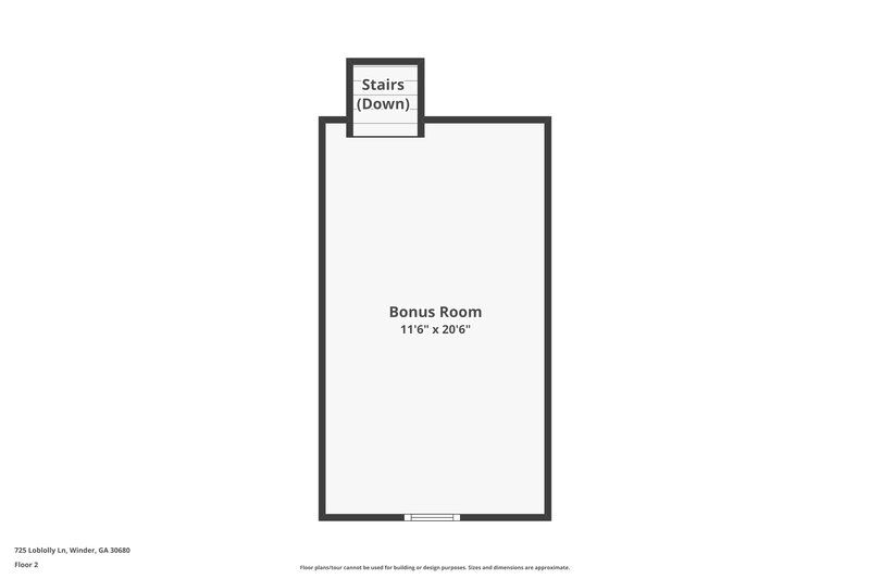 1,895/Mo, 725 Loblolly Ln Winder, GA 30680 Floor Plan View 2