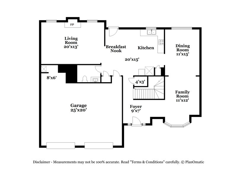 2,605/Mo, 7023 Red Maple Ln Lithonia, GA 30058 Floor Plan View
