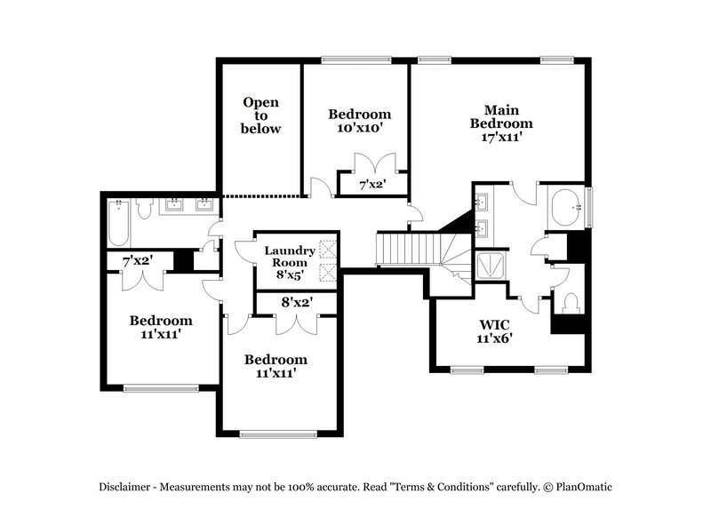 2,605/Mo, 7023 Red Maple Ln Lithonia, GA 30058 Floor Plan View 2