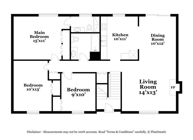 2,215/Mo, 5099 Stone Trce Stone Mountain, GA 30083 Floor Plan View