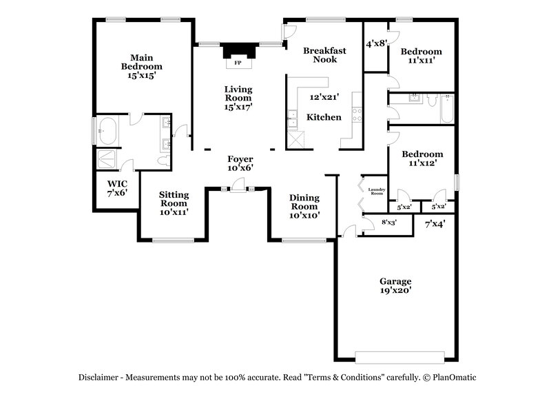 3,360/Mo, 5567 Katherine Village Dr Ellenwood, GA 30294 Floor Plan View