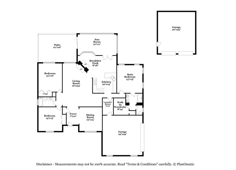 2,440/Mo, 236 Acadian Way Stockbridge, GA 30281 Floor Plan View