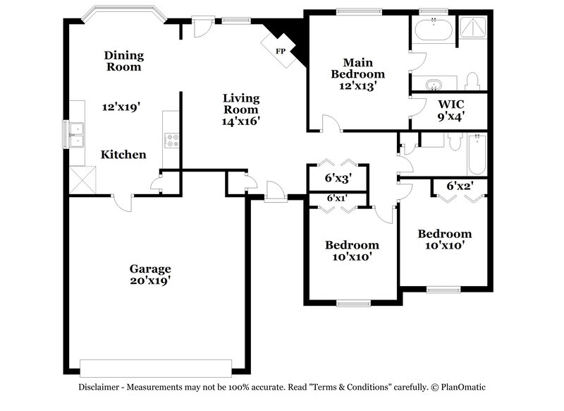 1,870/Mo, 315 Kelly's Walk Locust Grove, GA 30248 Floor Plan View