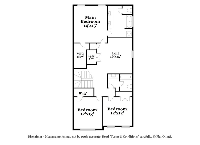 3,010/Mo, 6494 Splitpine Ct Atlanta, GA 30349 Floorplan View
