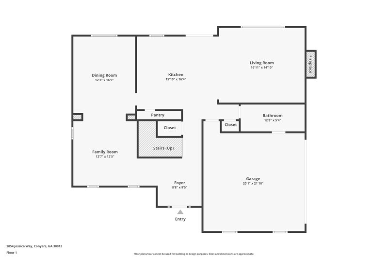 3,360/Mo, 2054 Jessica Way Conyers, GA 30012 Floor Plan View