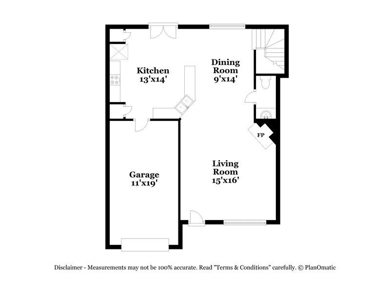 2,095/Mo, 1092 Dunedin Trail Woodstock, GA 30188 Floor Plan View