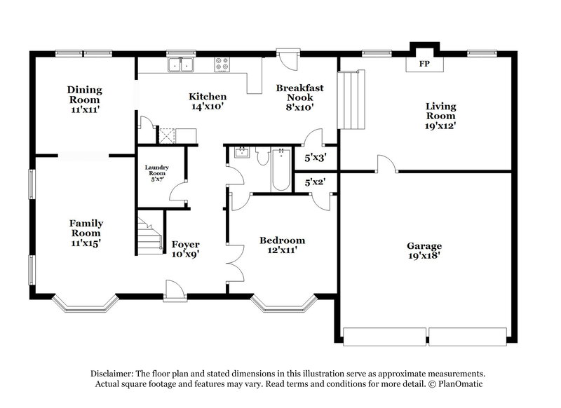 2,480/Mo, 3063 Lonetree Point Douglasville, GA 30135 Floor Plan View