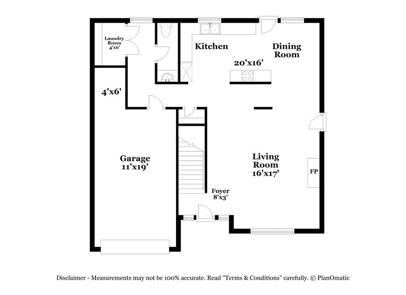 1,945/Mo, 4114 Robin Circle College Park, GA 30349 Floor Plan View