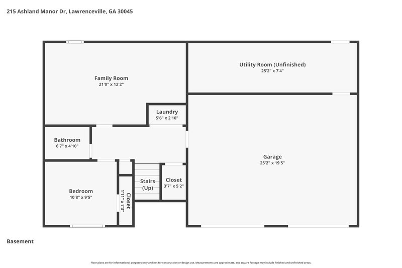 2,620/Mo, 215 Ashland Manor Dr Lawrenceville, GA 30045 Floor Plan View