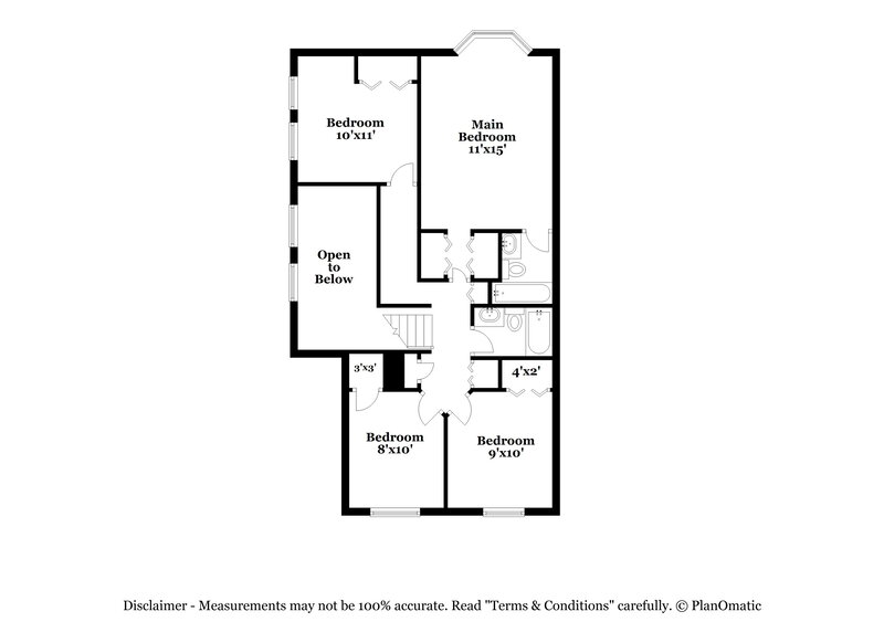 2,230/Mo, 2807 Pine Valley Way NW Kennesaw, GA 30152 Floor Plan View 2