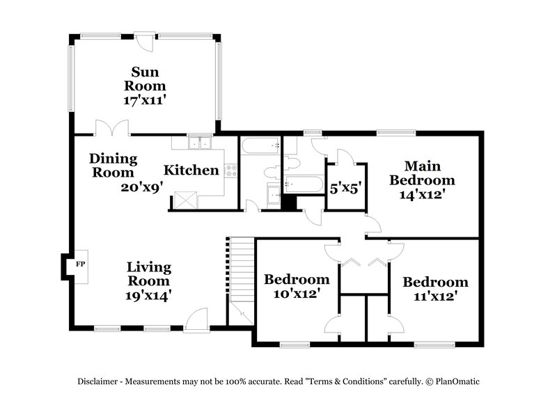 3,210/Mo, 1053 Coker Circle NW Kennesaw, GA 30144 Floor Plan View