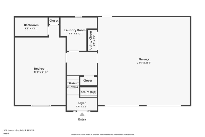 2,040/Mo, 1030 Sycamore Smt Sugar Hill, GA 30518 Floor Plan View