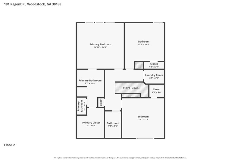 2,080/Mo, 191 Regent Pl Woodstock, GA 30188 Floor Plan View 2