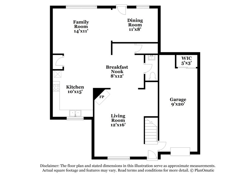 1,805/Mo, 641 Stadler Pointe McDonough, GA 30253 Floorplan View
