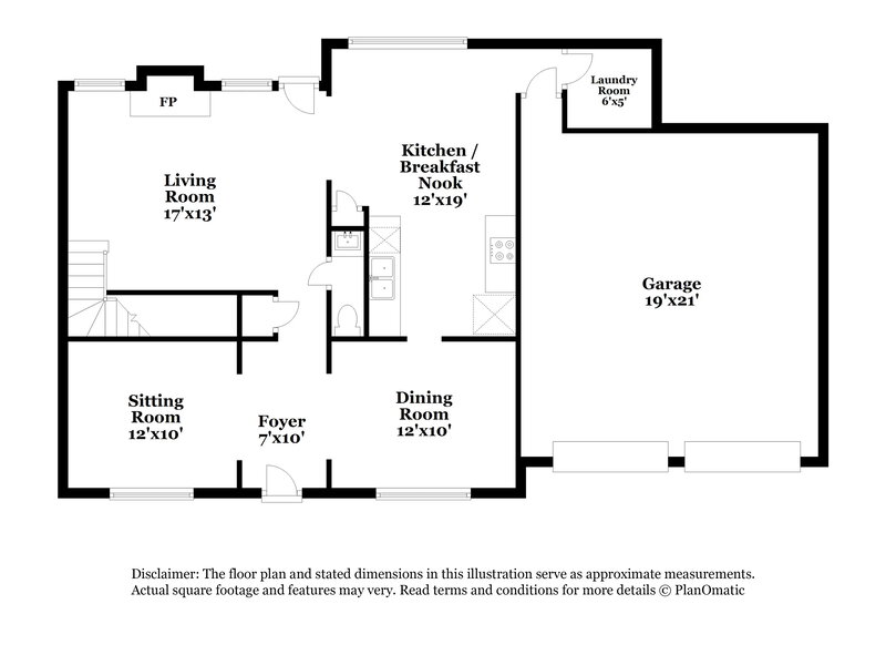 2,330/Mo, 7144 Springchase Way Austell, GA 30168 Floor Plan View 2