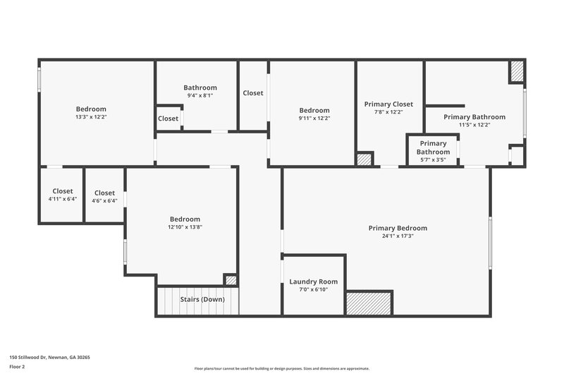2,235/Mo, 150 Stillwood Drive Newnan, GA 30265 Floor Plan View 2