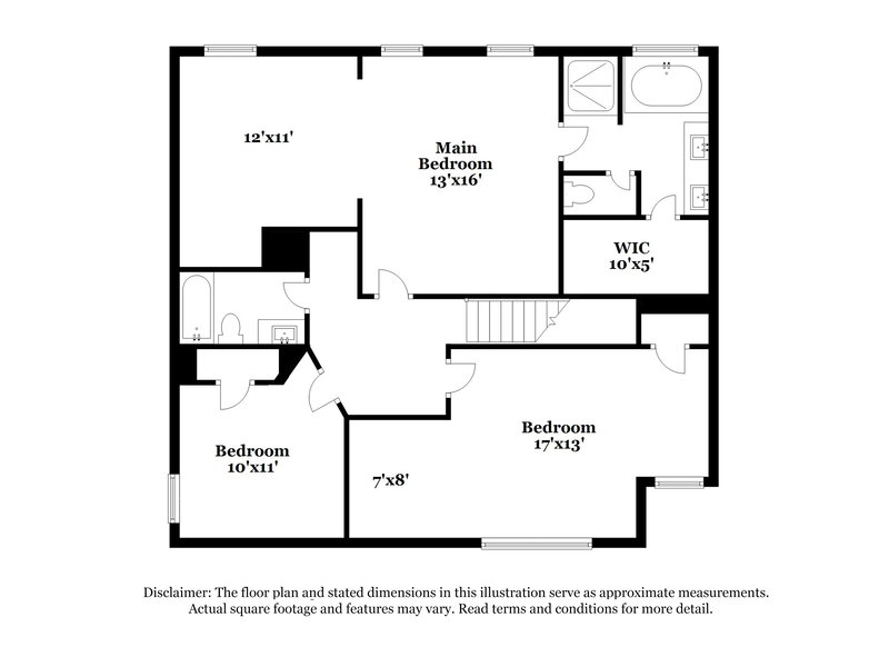 2,270/Mo, 4325 Comfort Trl Union City, GA 30291 Floor Plan View 2
