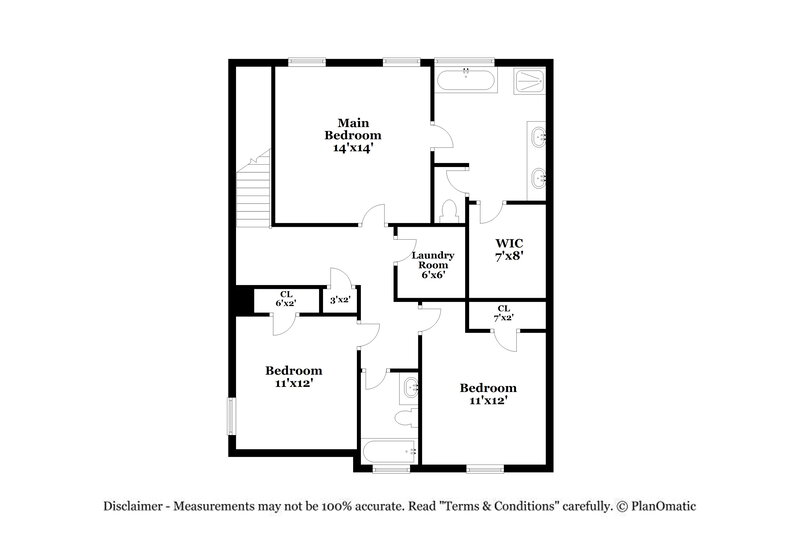 2,275/Mo, 5845 Grande River Rd Atlanta, GA 30349 Floor Plan View 2
